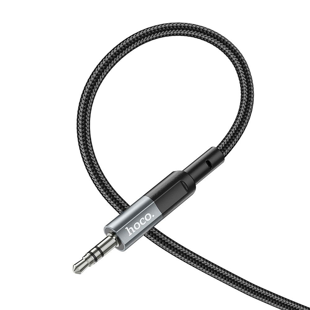 Kabel Audio 3.5mm - 3.5mm HOCO UPA23, 1m, Szary