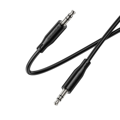 Kabel audio 3,5 mm - 3,5 mm Borofone BL26 Standard, 1 m, czarny