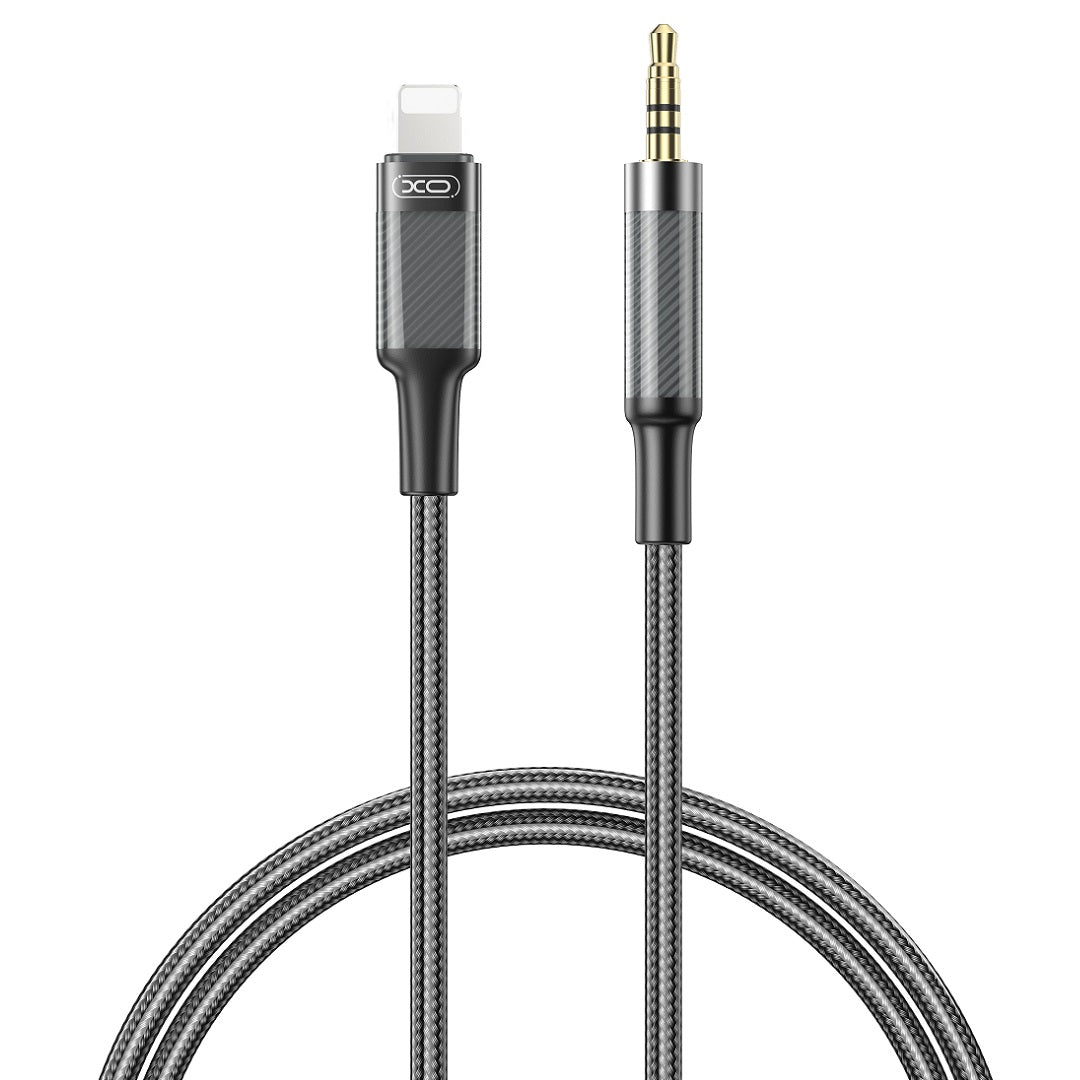 Kabel Audio Lightning - 3.5mm XO Design NB-R279A, 1m, Czarny