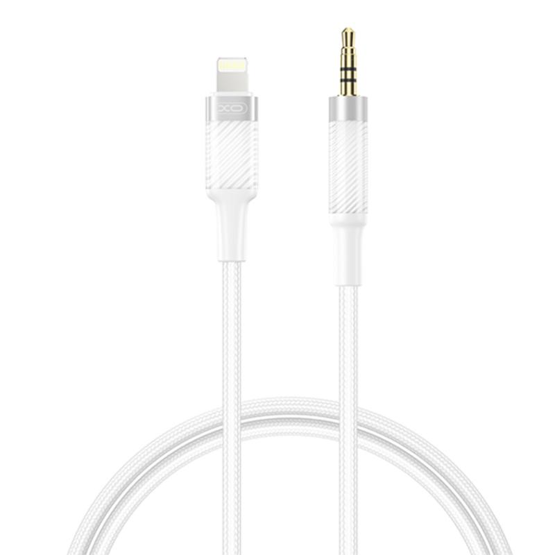 Kabel Audio Lightning - 3.5mm XO Design NB-R279A, 1m, Biały