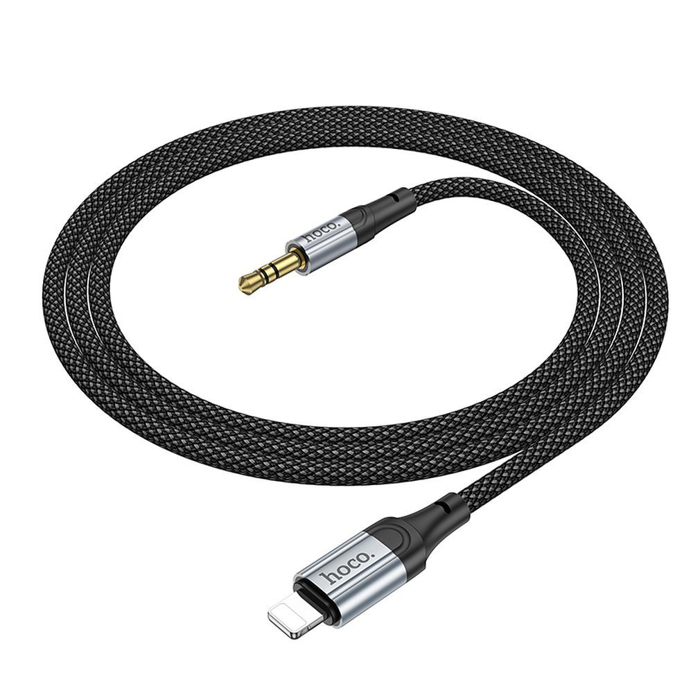 Kabel Audio Lightning - 3,5 mm HOCO UPA26, 1 m, Czarny