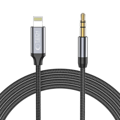 Kabel Audio Lightning - 3,5 mm Tech-Protect Ultraboost, 1m, Czarny