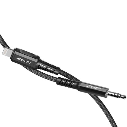 Kabel Audio Lightning - 3.5mm Acefast C1-06, 1.2m, Czarny