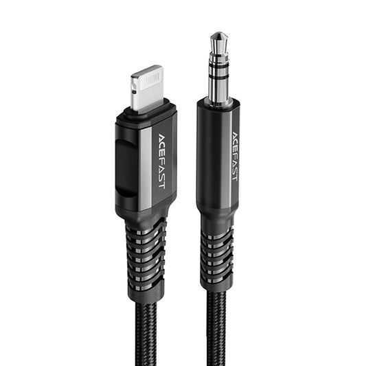 Kabel Audio Lightning - 3.5mm Acefast C1-06, 1.2m, Czarny