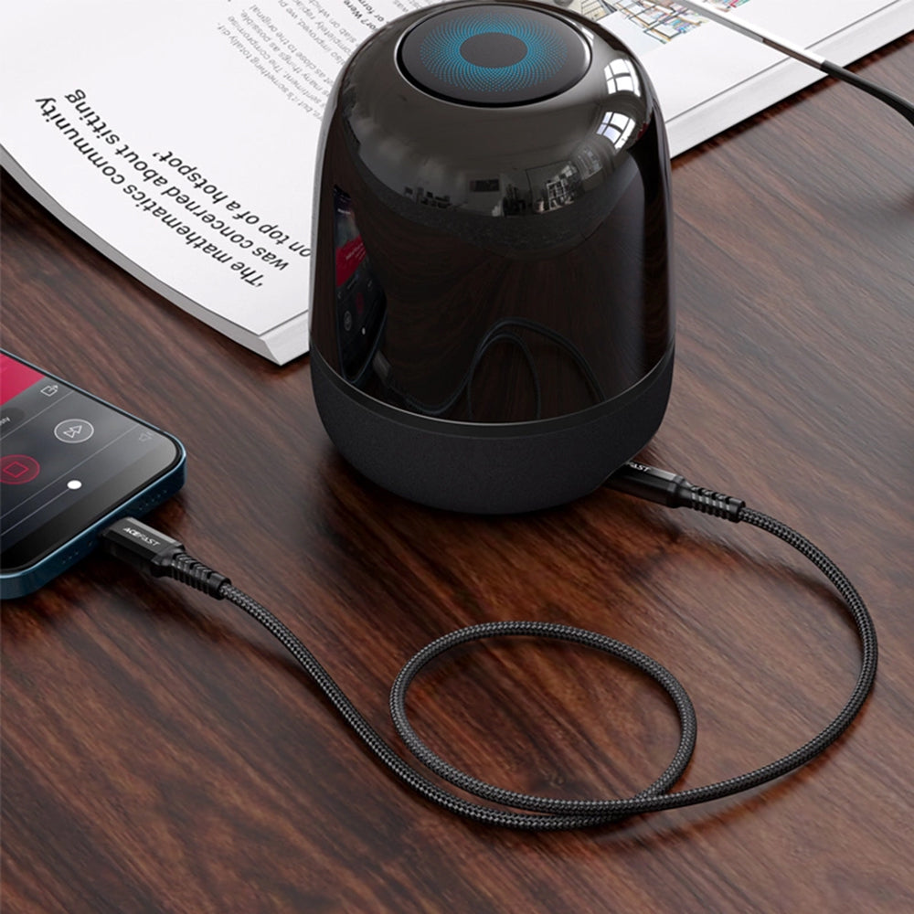 Kabel Audio Lightning - 3.5mm Acefast C1-06, 1.2m, Czarny