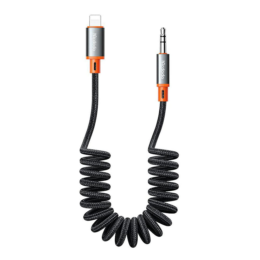 Kabel Audio Lightning - 3.5mm McDodo CA-0890, 1.8m, Czarny