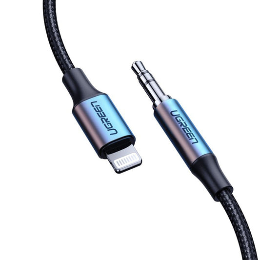 Kabel Audio Lightning - 3.5mm UGREEN US315 (70509), 1m, Czarny