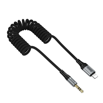 Kabel Audio Lightning - 3.5mm HOCO UPA33A, 1.5m, Czarny