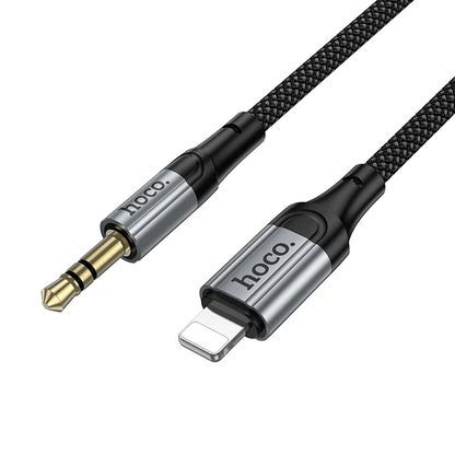 Kabel Audio Lightning - 3.5mm HOCO UPA33A, 1.5m, Czarny
