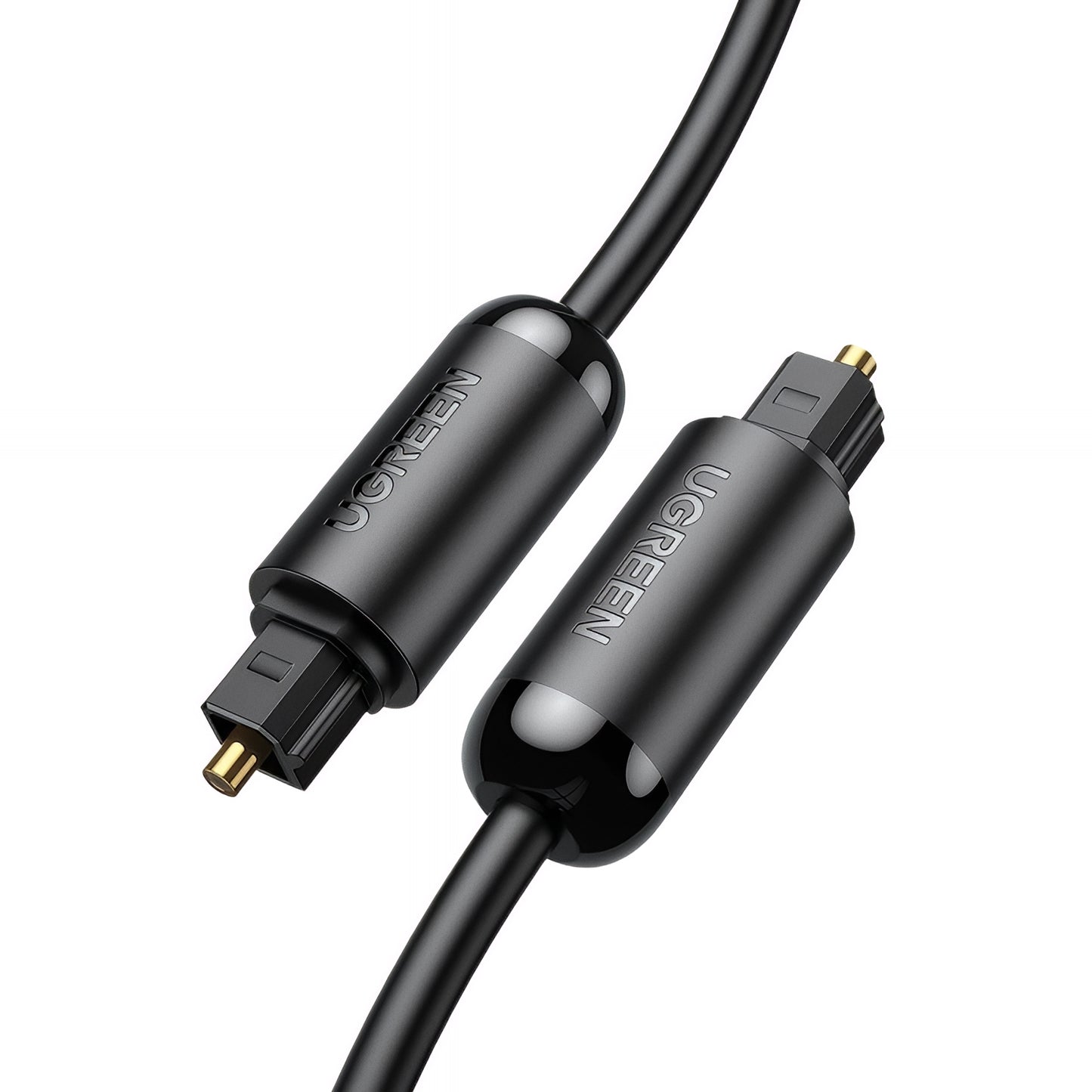 Kabel Audio Optyczny UGREEN AV122, Toslink / SPDIF, 1,5m, Czarny