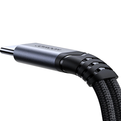 Kabel Audio USB-C - 3,5 mm / USB-C Joyroom SY-C02, 0,14 m, Czarny