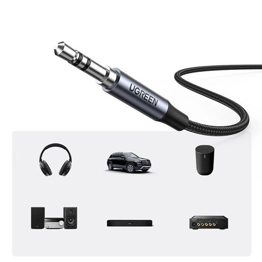 Kabel audio USB-C - 3,5 mm UGREEN CM450 (20192), 1m, szary