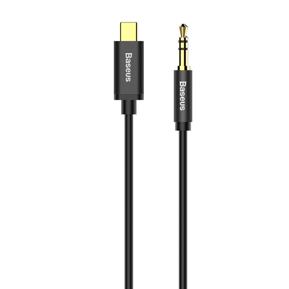 Kabel audio USB-C - 3,5 mm Baseus Yiven Yiven M01, 1,2 m, czarny CAM01-01