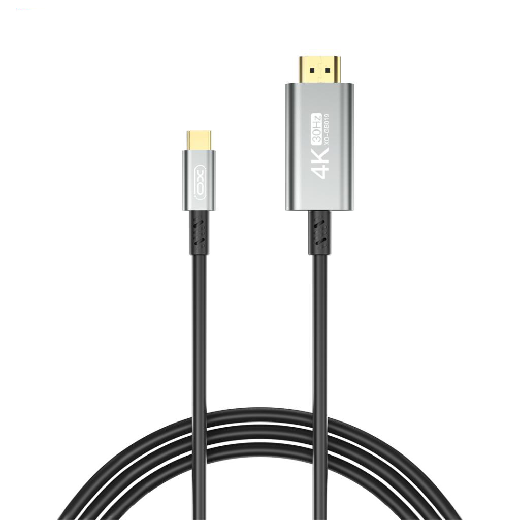 Kabel Audio i Video USB-C - HDMI XO Design GB019, 1.8m, Czarny