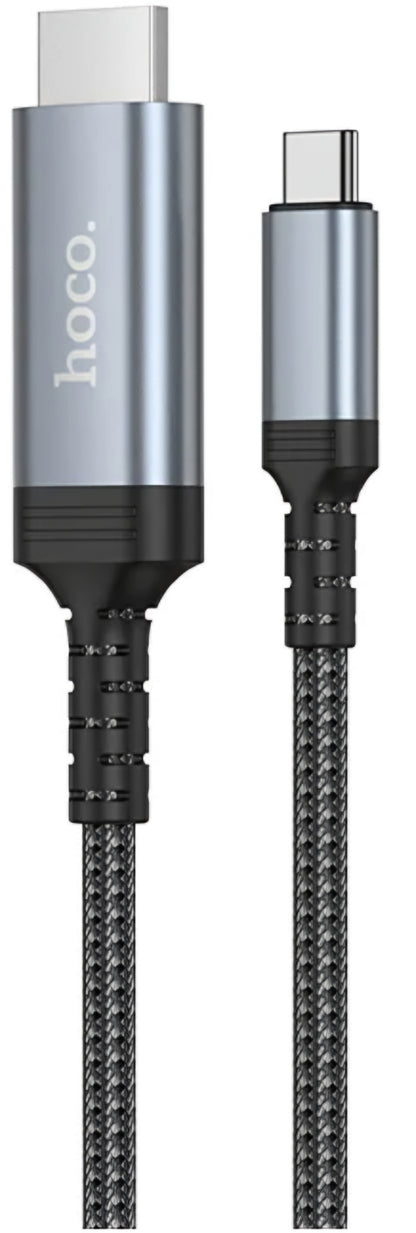 Kabel Audio i Video USB-C - HDMI HOCO UA43, 1,8m, Szary