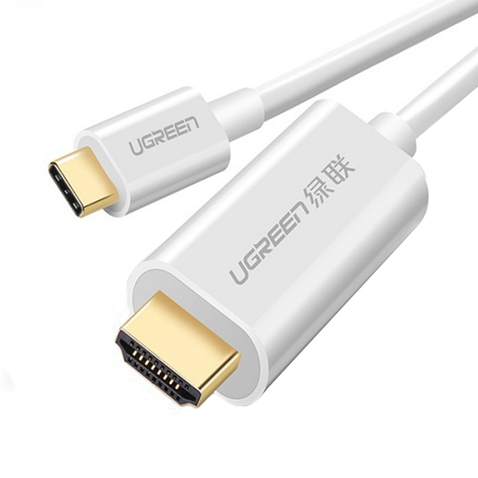 Kabel Audio i Video USB-C - HDMI UGREEN MM121, 1,5m, Biały