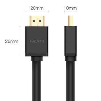 Kabel Video UGREEN HD104, HDMI - HDMI, 4K, 1m, Czarny