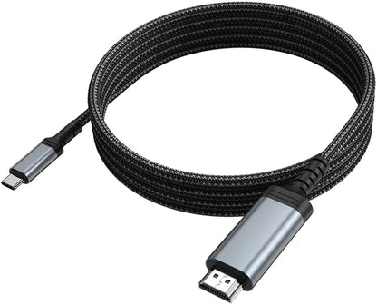 Kabel Audio i Video USB-C - HDMI HOCO UA43, 1,8m, Szary