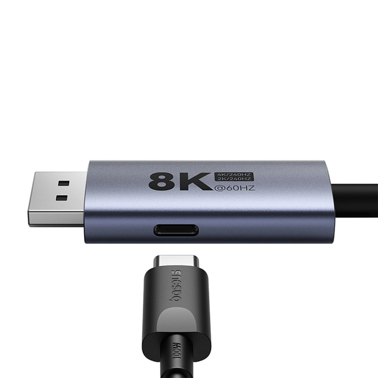 Kabel audio i wideo USB-C - DisplayPort Baseus, 8K, 1,5 m, 1,5 m, czarny B006337070D111-02