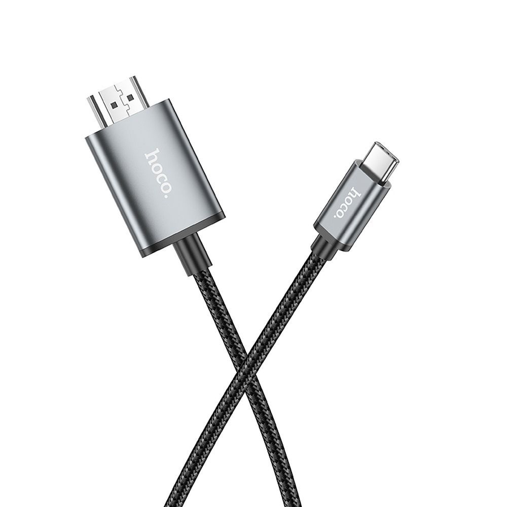 Kabel Audio i Video USB-C - HDMI HOCO UA27, 2m, Szary