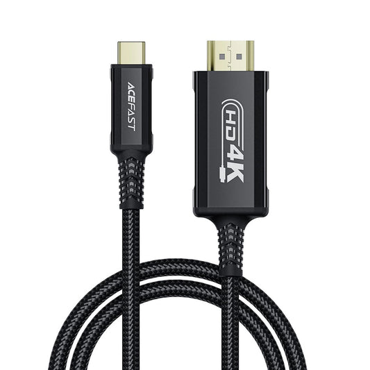 Kabel Audio i Video USB-C - HDMI Acefast C1-10, 1,8m, Czarny