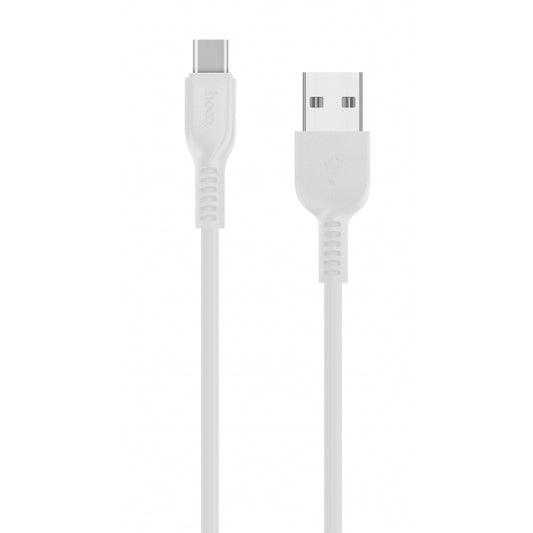 Kabel do przesyłu danych i ładowania USB-A - USB-C HOCO Flash X20, 18W, 3m, biały