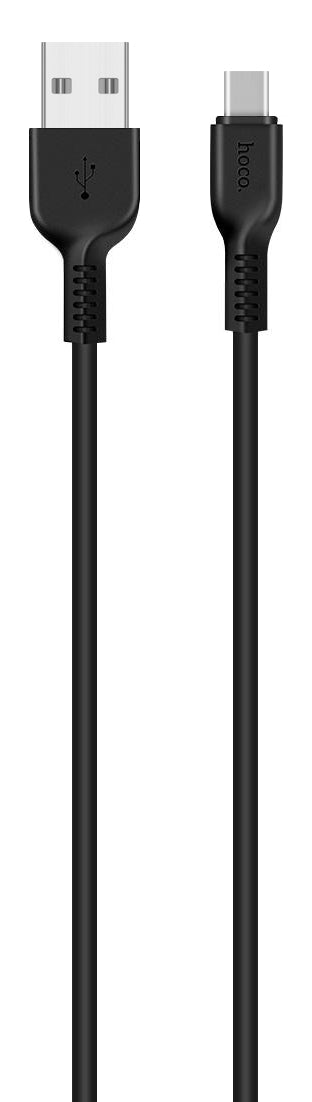 Kabel do przesyłania danych i ładowania USB-A - USB-C HOCO Flash X20, 18W, 1m, Czarny