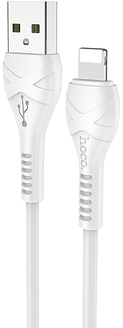Kabel do danych i ładowania USB-A - Lightning HOCO X37, 18W, 1m, Biały