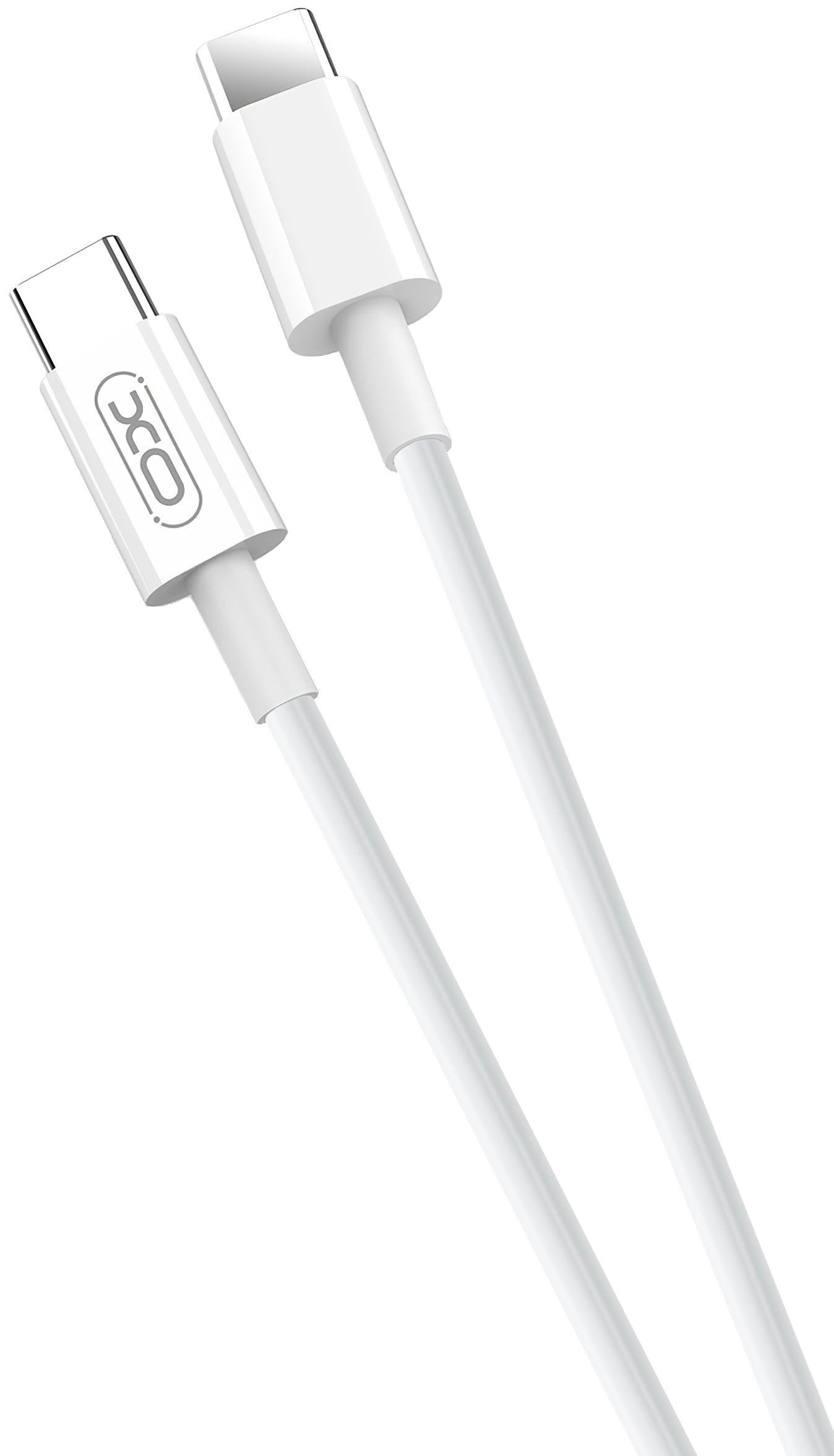 Kabel do danych i ładowania USB-C - USB-C XO Design NB124, 40W, 1m, Biały