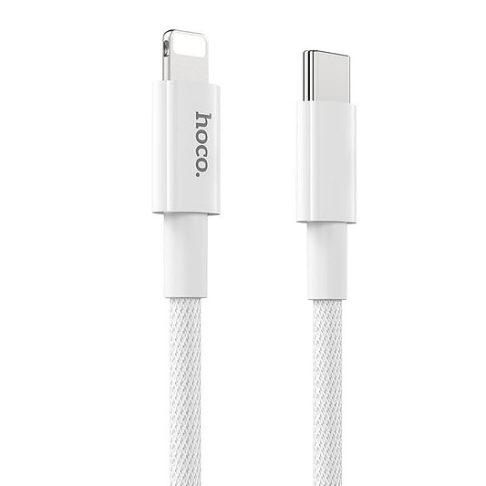 Kabel do danych i ładowania USB-C - Lightning HOCO X56, 20W, 1m, Biały
