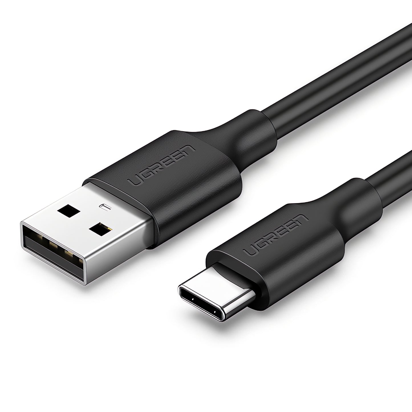 Kabel do danych i ładowania USB-A - USB-C UGREEN US287, 18W, 2m, Czarny