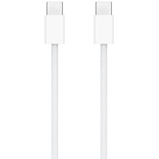 Kabel USB-C do ładowania i transmisji danych - Apple USB-C, 60 W, 1 m, biały MQKJ3ZM/A 