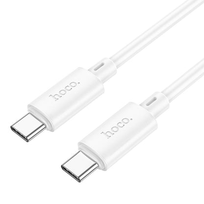 Kabel USB-C do ładowania i transmisji danych - USB-C HOCO X88, 60W, 1m, biały 