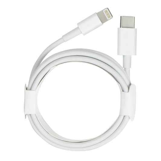 Kabel do danych i ładowania USB-C - Lightning OEM, 12W, 1m, biały