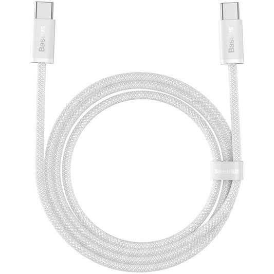 Kabel USB-C do ładowania i transmisji danych - USB-C Baseus Dynamic 3 Series, 100 W, 2 m, biały P10367000Y11-01 