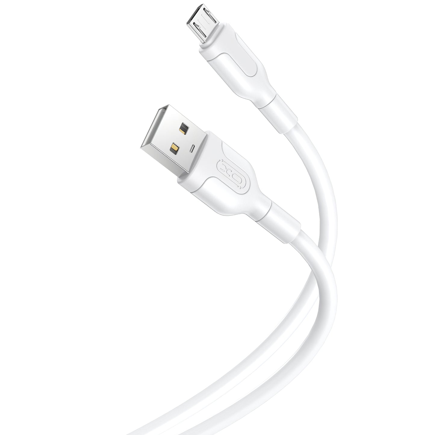 Kabel do danych i ładowania USB-A - microUSB XO Design NB212, 18W, 1m, Biały