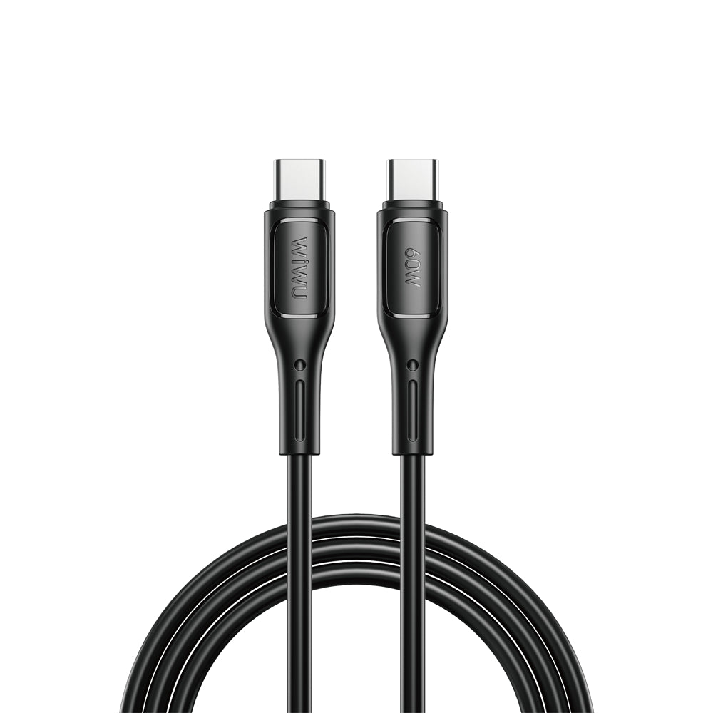 USB-C - Kabel USB-C do ładowania i transmisji danych WiWu Wi-C043E Starlink, 60W, 1m, czarny