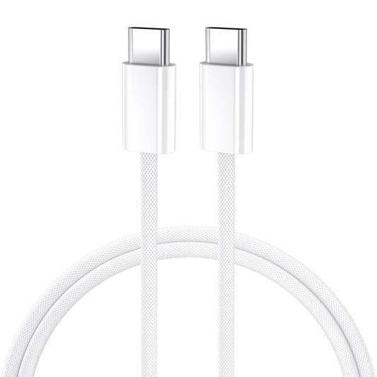 Kabel do danych i ładowania USB-C - USB-C BWOO BO-X284, 60W, 1m, Biały