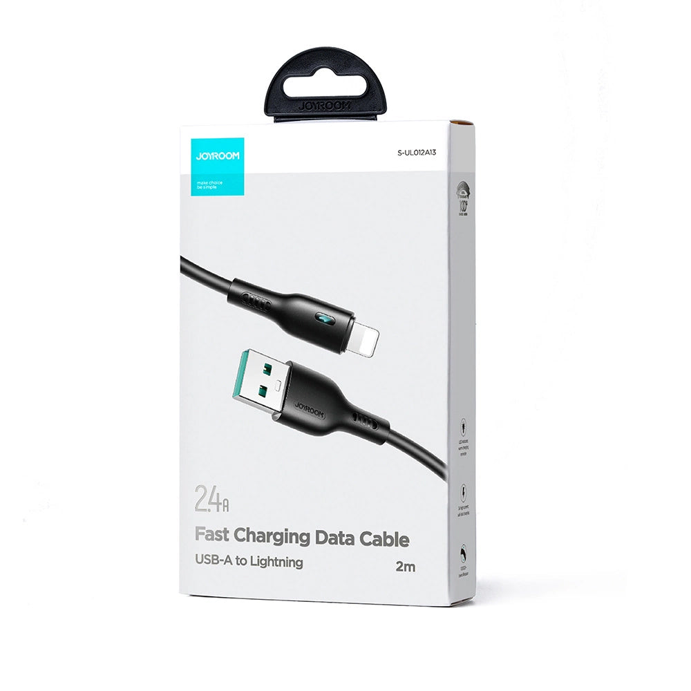 Kabel do danych i ładowania USB-A - Lightning Joyroom A13, 18W, 2m, Czarny