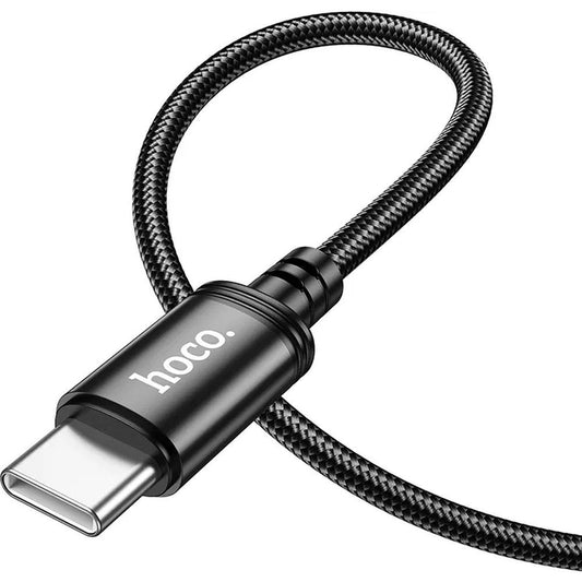 Kabel do przesyłu danych i ładowania USB-C - USB-C HOCO X89, 60W, 1m, Czarny