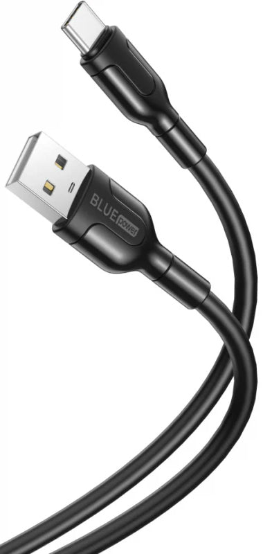 Kabel do danych i ładowania USB-A - USB-C Blue Power BNB212, 18W, 1m, Biały