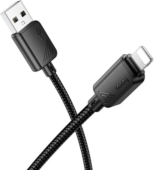 Kabel do danych i ładowania USB-A - Lightning HOCO X113, 18W, 1m, Czarny