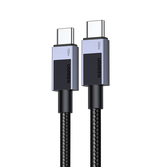 Kabel do danych i ładowania USB-C - USB-C UGREEN L512, 100W, 0.5m, Szary