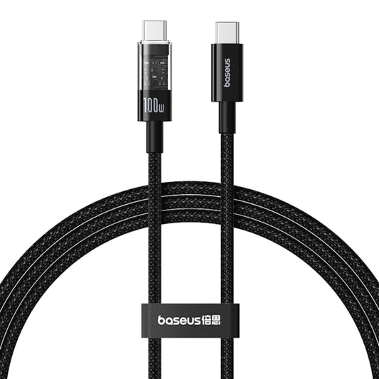 Kabel USB-C - USB-C Baseus Gem do danych i ładowania, 100W, 2m, Czarny P10373000111-01