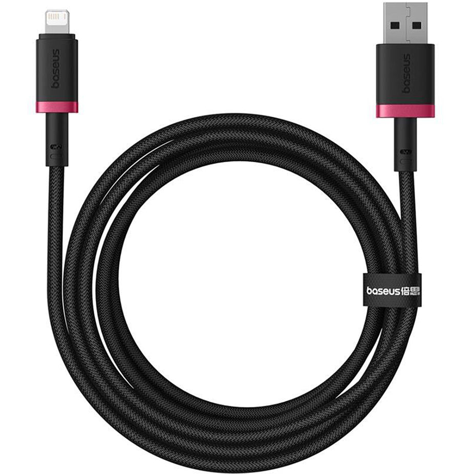 Kabel do danych i ładowania USB-A - Lightning Baseus Dura Series, 18W, 2m, Czerwony P10377801U01-03