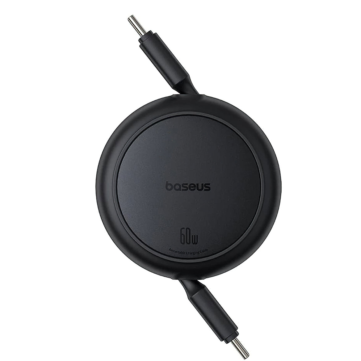 Kabel USB-C do USB-C Baseus Free2Pull Mini Retractable, 60W, 1m, Czarny P10364500111-01