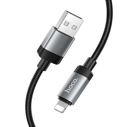 Kabel do danych i ładowania USB-A - Lightning HOCO X117, 18W, 1m, Czarny