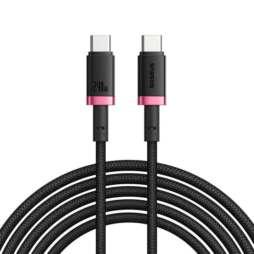Kabel do danych i ładowania USB-C - USB-C Baseus Dura Series, 240W, 1m, Czerwony P10377803U03-01