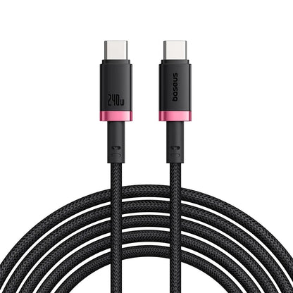 Kabel do danych i ładowania USB-C - USB-C Baseus Dura Series, 240W, 1m, Czerwony P10377803U03-01
