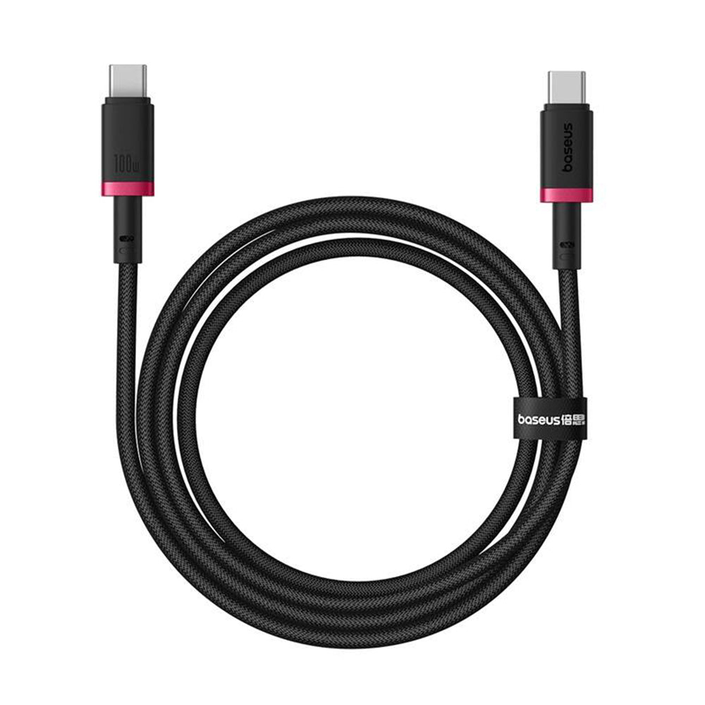 Kabel do danych i ładowania USB-C - USB-C Baseus Dura Series, 100W, 1m, Czerwony P10377803U01-01